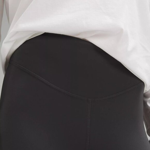 Lululemon Wunder Under Smooth Cover High-Rise 25" - Size 10 - Graphite Grey - Picture 4 of 11